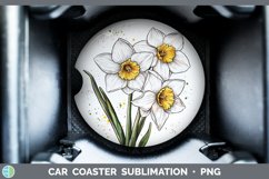 GorgeousWatercolor Car Coaster design.
