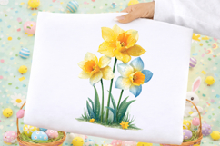 Watercolor Daffodil Clipart Product Image 2