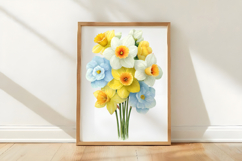 Watercolor Daffodil Clipart Product Image 3