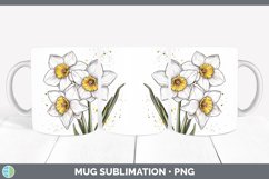 GorgeousWatercolor Mug Wrap design.