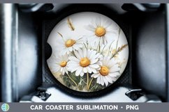 GorgeousWatercolor Car Coaster design.