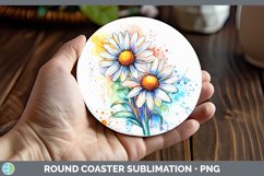 GorgeousWatercolor Round Coaster design.