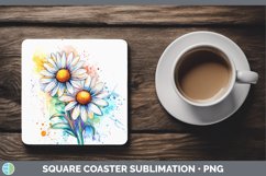 GorgeousWatercolor Square Coaster design.