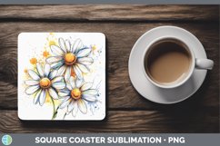 GorgeousWatercolor Square Coaster design.