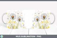 GorgeousWatercolor Mug Wrap design.