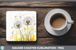 GorgeousWatercolor Square Coaster design.