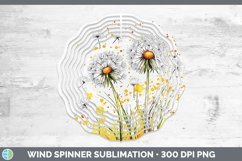 GorgeousWatercolor Wind Spinner design.