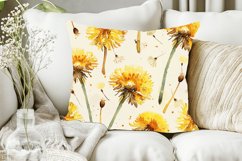 Watercolor Dandelions Digital Paper Bundle Product Image 4