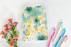 watercolor digital papers, dandelions, dandelions digital paper, patterns, floral patterns, tumbler,