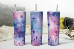 dandelions, dandelions digital paper, floral patterns, floral digital paper, tumbler, flower,, set, 