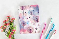 dandelions, dandelions digital paper, floral patterns, floral digital paper, tumbler, flower,, set, 