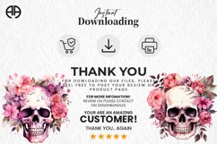 Day of the Dead skull clipart design