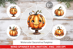 Decorative Pumpkins Wind Spinner Product Image 1