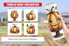 Decorative Pumpkins Tumbler Product Image 1