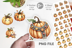 Decorative Pumpkins Sticker Product Image 1