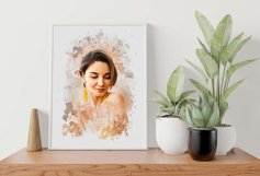 Watercolor Delicate Stork Effect Product Image 3