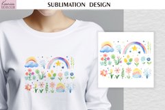 Watercolor Flowers| Summer T Shirt Product Image 1