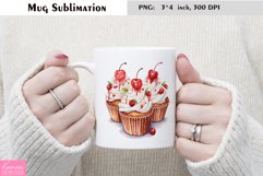 Watercolor Cake Mug Sublimation|Birthday Mug Design Product Image 1