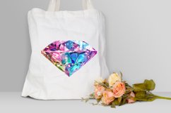 Watercolor Diamond Clipart Bundle Product Image 5