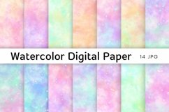 Watercolor Digital Paper Product Image 1