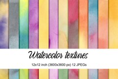 digital papers with watercolor texture