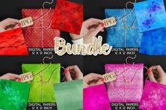 Watercolor digital papers bundle for scrapbooking