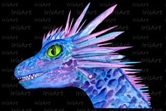 Watercolor Dinosaur Sublimation Design PNG Product Image 7