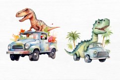 Dinosaurs Watercolor Sublimation Clipart Product Image 7