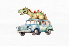Dinosaurs Watercolor Sublimation Clipart Product Image 5
