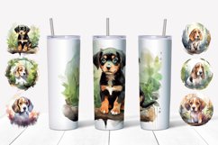 Watercolor Dog Breed Clipart, PNG, Sublimation Product Image 2