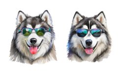 Watercolor Dog Clipart Bundle Product Image 12