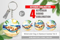 Keychain Dog in Summer Hammock Product Image 1