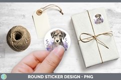 GorgeousWatercolor Dog Stickers design.