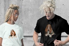 Watercolor Dog Sublimation Basset Hound, Dalmatian Product Image 7