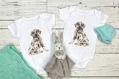 Watercolor Dog Sublimation Basset Hound, Dalmatian Product Image 8