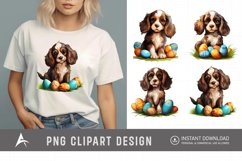 Watercolor Dogs Easter Clipart Product Image 1