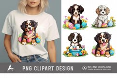 Watercolor Dogs Easter Clipart Product Image 1