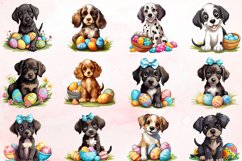 Watercolor Dogs Easter Clipart Bundle Product Image 2