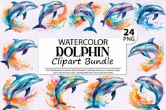Watercolor Dolphin,Watercolor Clipart,Animal Clipart,Dolphin Clipart,Cute Dolphin,Clipart Bundle,Nursery Clipart