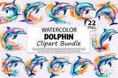 Watercolor Dolphin,Watercolor Clipart,Animal Clipart,Dolphin Clipart,Clipart Bundle,Nursery Clipart,Bottlenose Dolphin,Sea Animal Clipart,Dolphins Png,