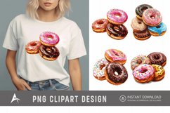 Watercolor Donuts Clipart Product Image 1