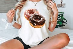 Watercolor Donuts Clipart Bundle Product Image 2