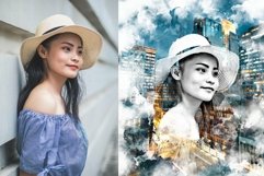 Watercolor Double Expose Effect Product Image 9