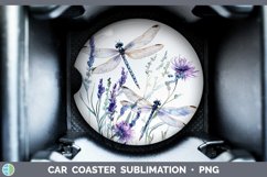 GorgeousWatercolor Car Coaster design.