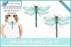 watercolor dragonfly clipart 