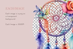 Watercolor Dream Catcher Clipart PNG 25 Product Image 5