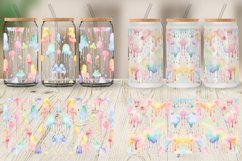 Watercolor Dripping Glass Can Wraps Product Image 3