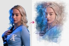 Watercolor Dropping Portrait Effect Product Image 2