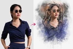 Watercolor Dropping Portrait Effect Product Image 4