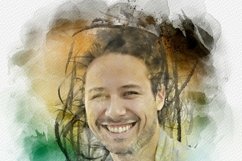Watercolor Dropping Portrait Effect Product Image 7
